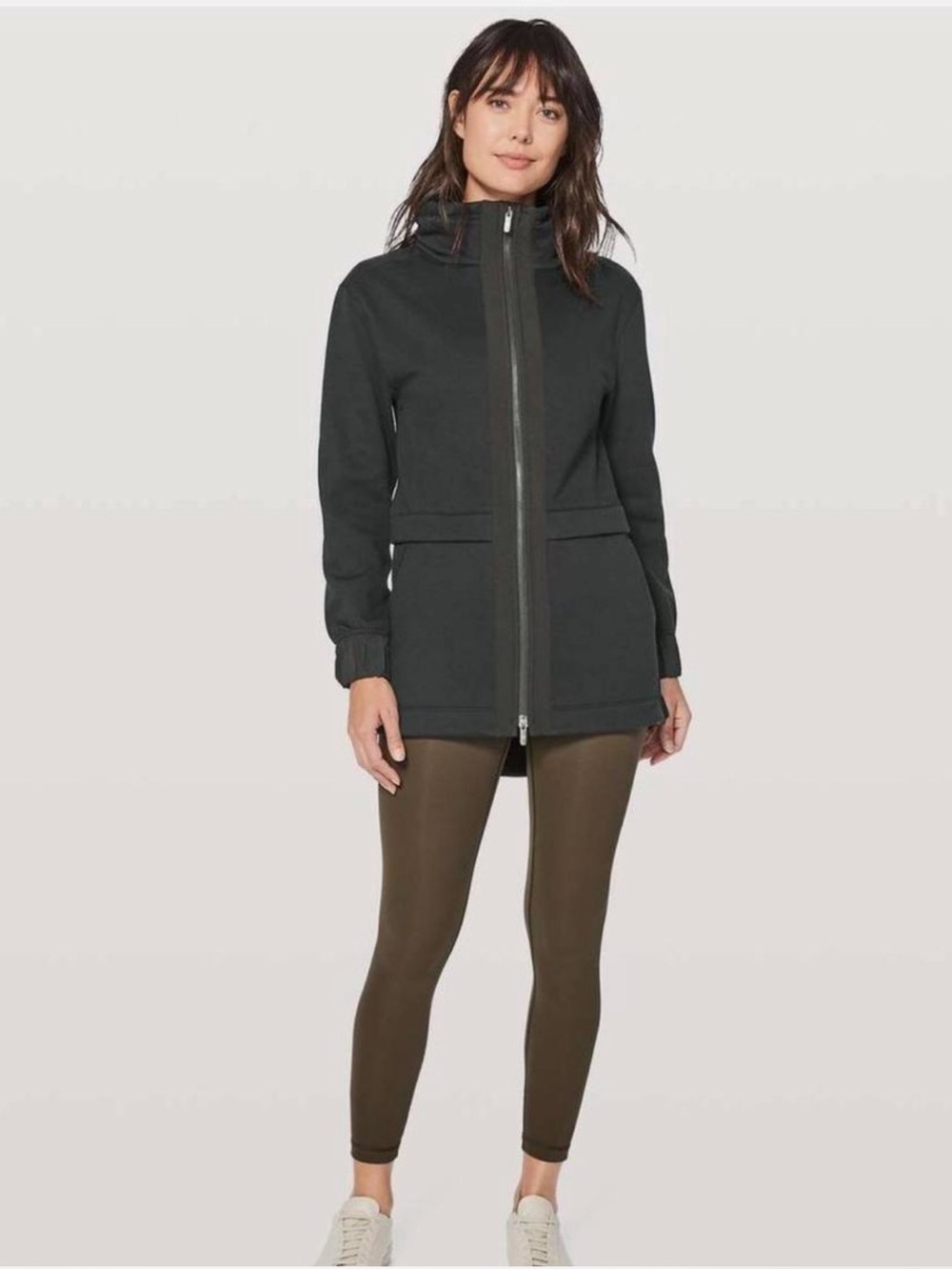 Lululemon Light As Warmth Black Women’s Zip-Front Jacket Size 4